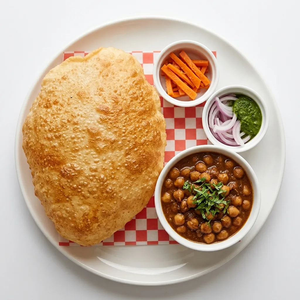Chole bhature and desi meals at The Chai Hut Calgary