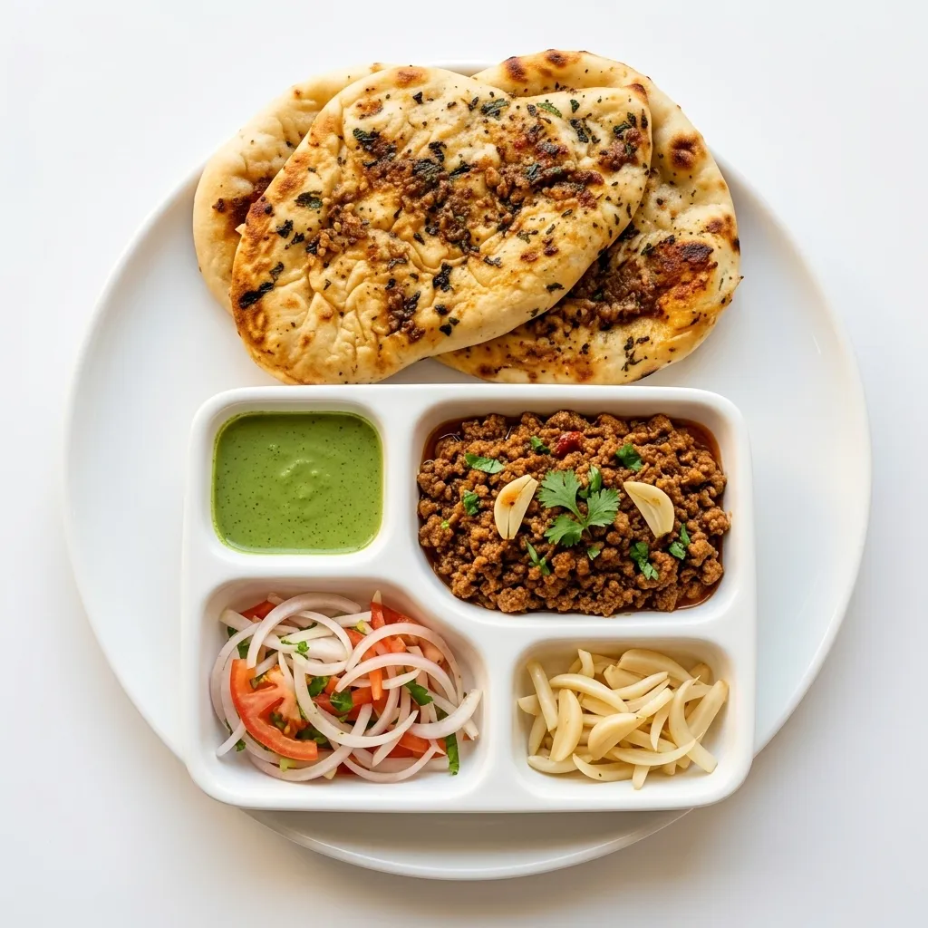 Nutri Kulcha Amritsari at The Chai Hut Calgary — Amritsar-style spiced kulcha